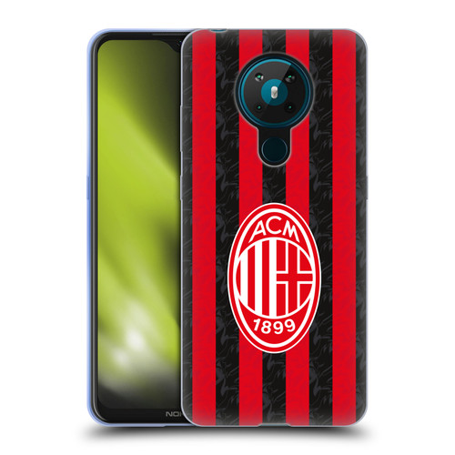 AC Milan 2025/26 Crest Kit Home Soft Gel Case for Nokia 5.3