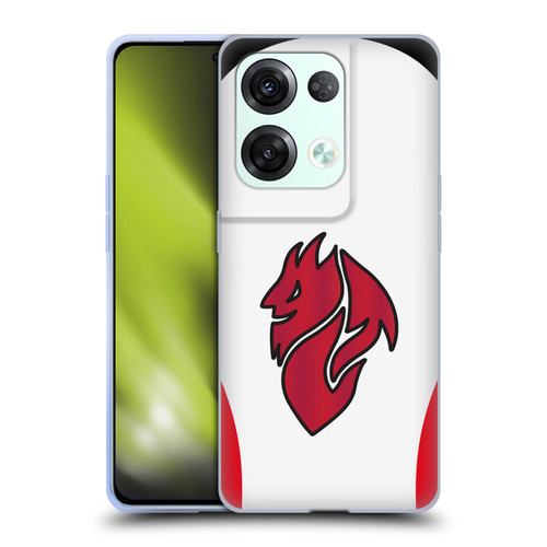 AC Milan 2025/26 Crest Kit Away Soft Gel Case for OPPO Reno8 Pro