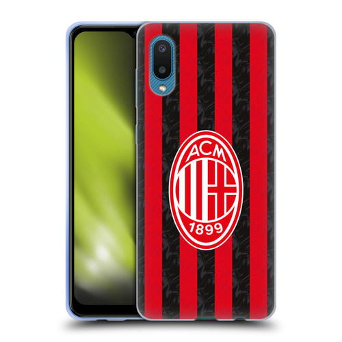 AC Milan 2025/26 Crest Kit Home Soft Gel Case for Samsung Galaxy A02/M02 (2021)