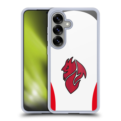 AC Milan 2025/26 Crest Kit Away Soft Gel Case for Samsung Galaxy S25 & MagSafe