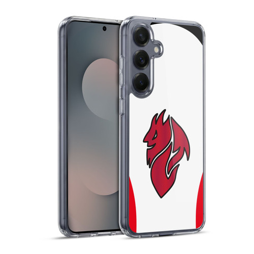 AC Milan 2025/26 Crest Kit Away Soft Gel Case for Samsung Galaxy S25+ & MagSafe