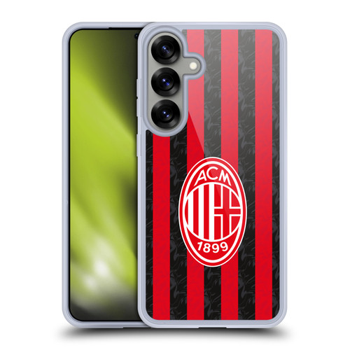 AC Milan 2025/26 Crest Kit Home Soft Gel Case for Samsung Galaxy S25+