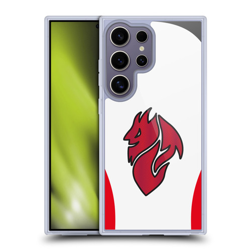 AC Milan 2025/26 Crest Kit Away Soft Gel Case for Samsung Galaxy S25 Ultra