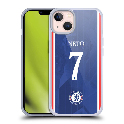 Chelsea Football Club 2025/26 Players Home Kit Pedro Neto Soft Gel Case for Apple iPhone 13 Chelsea Football Club 2025/26 Players Home Kit Pedro Neto Soft Gel Case for Apple iPhone 13