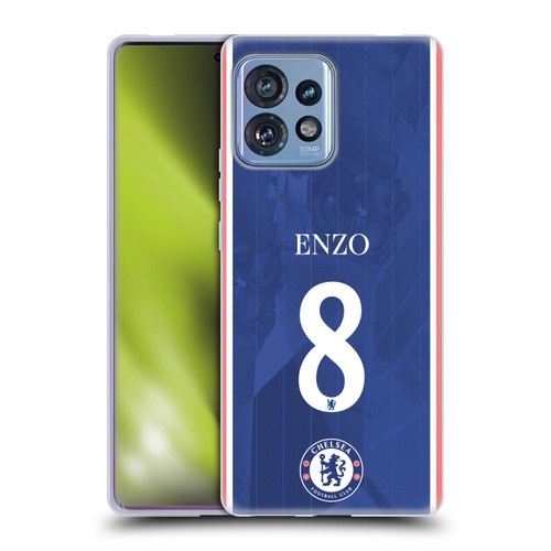 Chelsea Football Club 2025/26 Players Home Kit Enzo Fernández Soft Gel Case for Motorola Moto Edge 40 Pro/Plus 2023