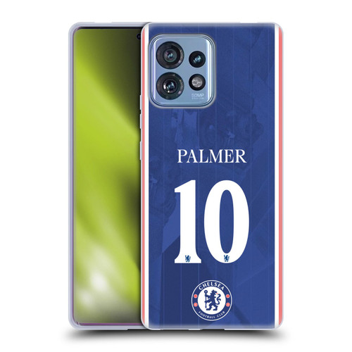 Chelsea Football Club 2025/26 Players Home Kit Cole Palmer Soft Gel Case for Motorola Moto Edge 40 Pro/Plus 2023