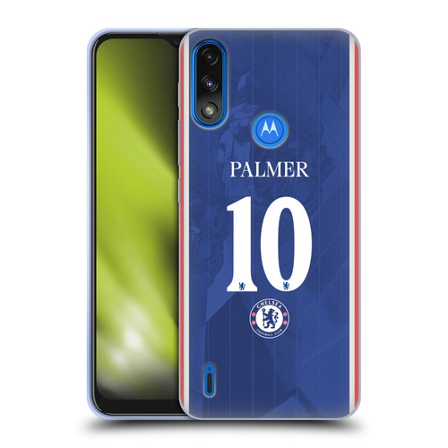 Chelsea Football Club 2025/26 Players Home Kit Cole Palmer Soft Gel Case for Motorola Moto E7 Power / Moto E7i Power Chelsea Football Club 2025/26 Players Home Kit Cole Palmer Soft Gel Case for Motorola Moto E7 Power / Moto E7i Power