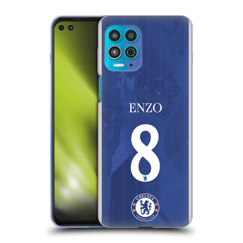 Chelsea Football Club 2025/26 Players Home Kit Enzo Fernández Soft Gel Case for Motorola Moto G100 Chelsea Football Club 2025/26 Players Home Kit Enzo Fernández Soft Gel Case for Motorola Moto G100