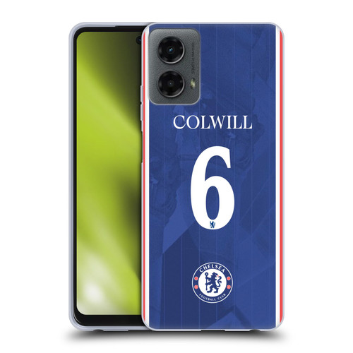 Chelsea Football Club 2025/26 Players Home Kit Levi Colwill Soft Gel Case for Motorola Moto G (2024)