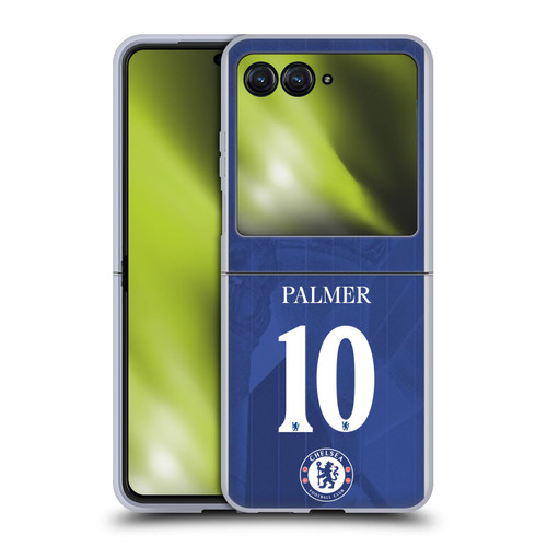 Chelsea Football Club 2025/26 Players Home Kit Cole Palmer Soft Gel Case for Motorola Razr 40 Ultra / Razr+ 2023 Chelsea Football Club 2025/26 Players Home Kit Cole Palmer Soft Gel Case for Motorola Razr 40 Ultra / Razr+ 2023