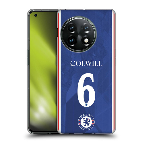 Chelsea Football Club 2025/26 Players Home Kit Levi Colwill Soft Gel Case for OnePlus 11 5G