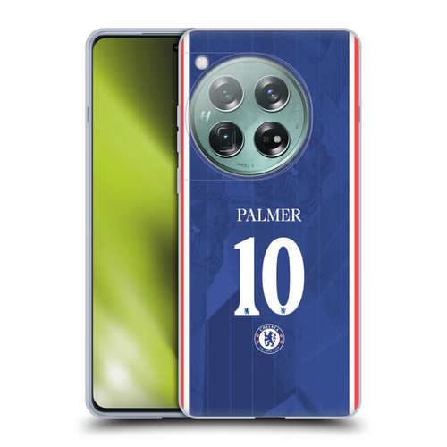 Chelsea Football Club 2025/26 Players Home Kit Cole Palmer Soft Gel Case for OnePlus 12