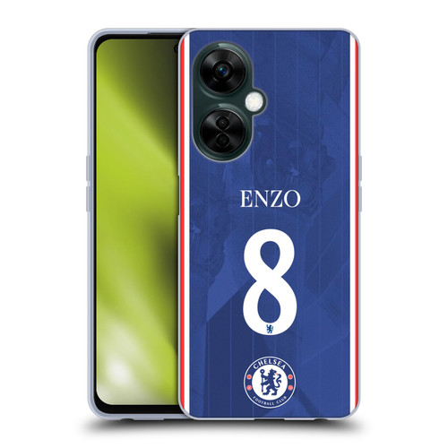 Chelsea Football Club 2025/26 Players Home Kit Enzo Fernández Soft Gel Case for OnePlus Nord N30 Chelsea Football Club 2025/26 Players Home Kit Enzo Fernández Soft Gel Case for OnePlus Nord N30