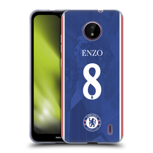 Chelsea Football Club 2025/26 Players Home Kit Enzo Fernández Soft Gel Case for Nokia C10 / C20