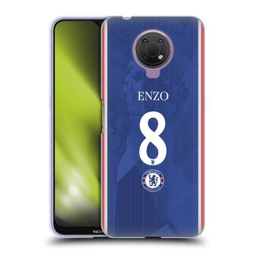 Chelsea Football Club 2025/26 Players Home Kit Enzo Fernández Soft Gel Case for Nokia G10