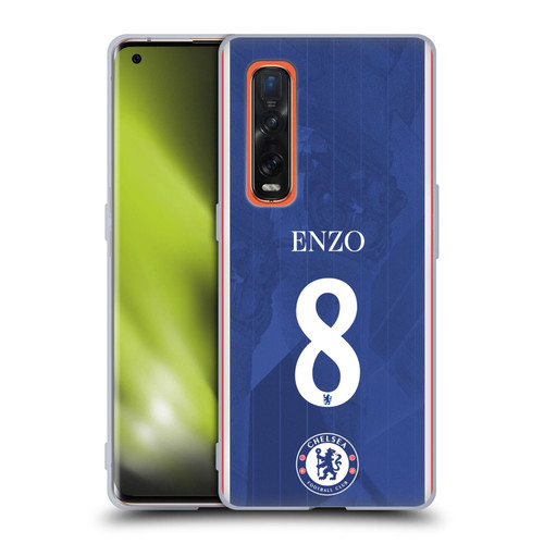 Chelsea Football Club 2025/26 Players Home Kit Enzo Fernández Soft Gel Case for OPPO Find X2 Pro 5G Chelsea Football Club 2025/26 Players Home Kit Enzo Fernández Soft Gel Case for OPPO Find X2 Pro 5G