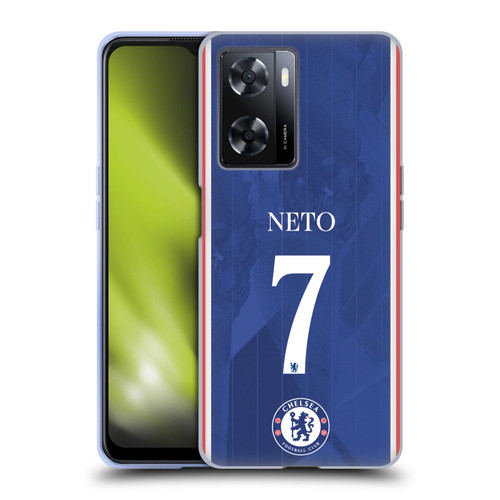 Chelsea Football Club 2025/26 Players Home Kit Pedro Neto Soft Gel Case for OPPO A57s