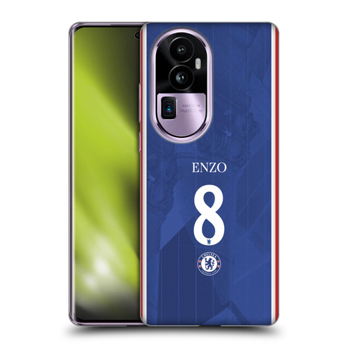 Chelsea Football Club 2025/26 Players Home Kit Enzo Fernández Soft Gel Case for OPPO Reno10 Pro+ Chelsea Football Club 2025/26 Players Home Kit Enzo Fernández Soft Gel Case for OPPO Reno10 Pro+