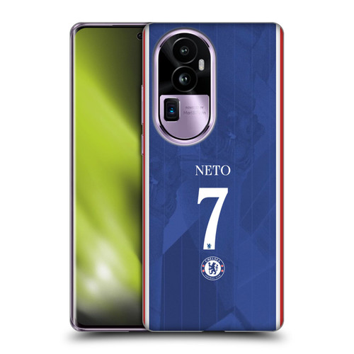 Chelsea Football Club 2025/26 Players Home Kit Pedro Neto Soft Gel Case for OPPO Reno10 Pro+ Chelsea Football Club 2025/26 Players Home Kit Pedro Neto Soft Gel Case for OPPO Reno10 Pro+