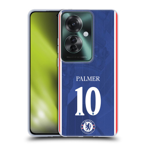 Chelsea Football Club 2025/26 Players Home Kit Cole Palmer Soft Gel Case for OPPO Reno11 F 5G / F25 Pro 5G