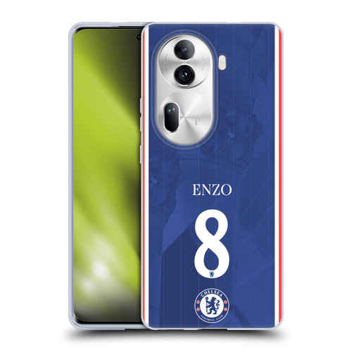 Chelsea Football Club 2025/26 Players Home Kit Enzo Fernández Soft Gel Case for OPPO Reno11 Pro Chelsea Football Club 2025/26 Players Home Kit Enzo Fernández Soft Gel Case for OPPO Reno11 Pro