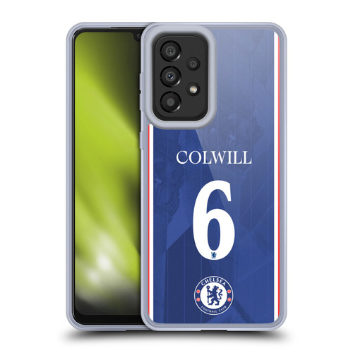 Chelsea Football Club 2025/26 Players Home Kit Levi Colwill Soft Gel Case for Samsung Galaxy A33 5G (2022)