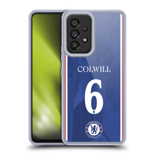 Chelsea Football Club 2025/26 Players Home Kit Levi Colwill Soft Gel Case for Samsung Galaxy A53 5G (2022)