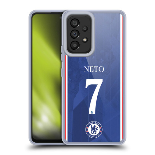 Chelsea Football Club 2025/26 Players Home Kit Pedro Neto Soft Gel Case for Samsung Galaxy A53 5G (2022)