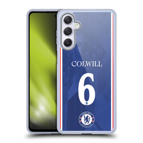 Chelsea Football Club 2025/26 Players Home Kit Levi Colwill Soft Gel Case for Samsung Galaxy M54 5G Chelsea Football Club 2025/26 Players Home Kit Levi Colwill Soft Gel Case for Samsung Galaxy M54 5G