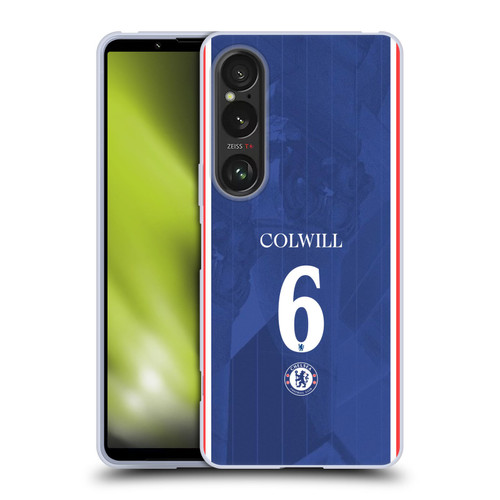 Chelsea Football Club 2025/26 Players Home Kit Levi Colwill Soft Gel Case for Sony Xperia 1 VI 5G