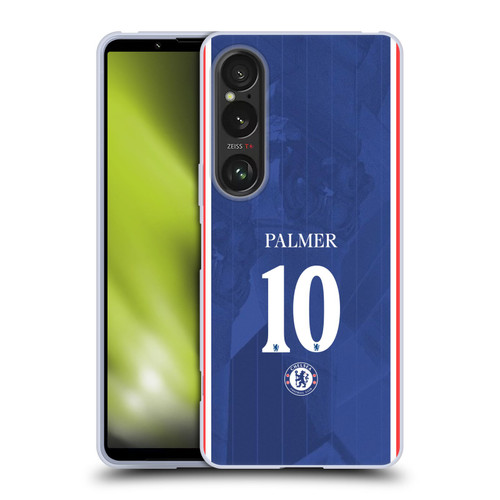 Chelsea Football Club 2025/26 Players Home Kit Cole Palmer Soft Gel Case for Sony Xperia 1 VI 5G