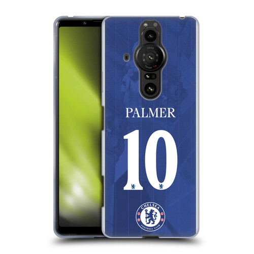 Chelsea Football Club 2025/26 Players Home Kit Cole Palmer Soft Gel Case for Sony Xperia Pro-I