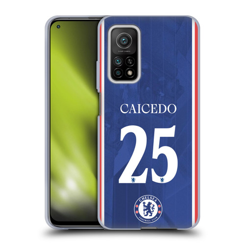 Chelsea Football Club 2025/26 Players Home Kit Moisés Caicedo Soft Gel Case for Xiaomi Mi 10T 5G