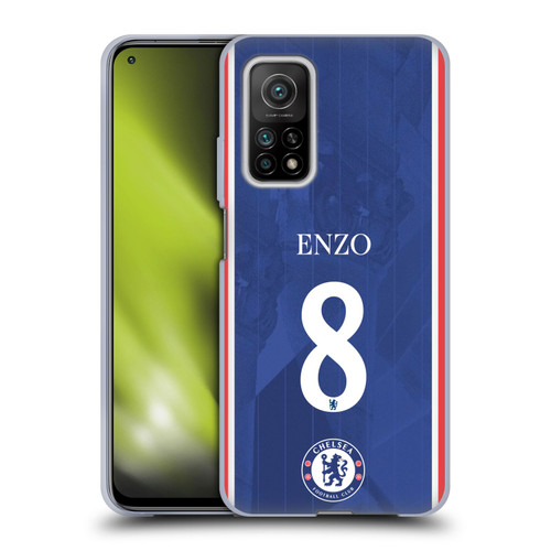Chelsea Football Club 2025/26 Players Home Kit Enzo Fernández Soft Gel Case for Xiaomi Mi 10T 5G