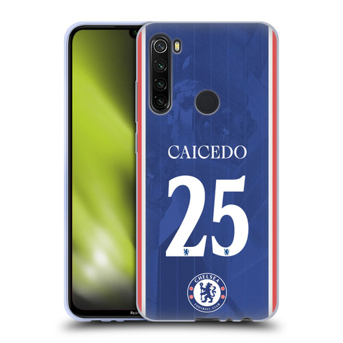 Chelsea Football Club 2025/26 Players Home Kit Moisés Caicedo Soft Gel Case for Xiaomi Redmi Note 8T