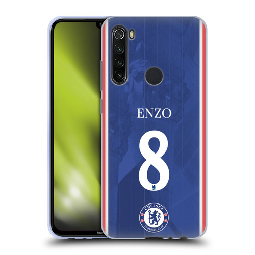Chelsea Football Club 2025/26 Players Home Kit Enzo Fernández Soft Gel Case for Xiaomi Redmi Note 8T