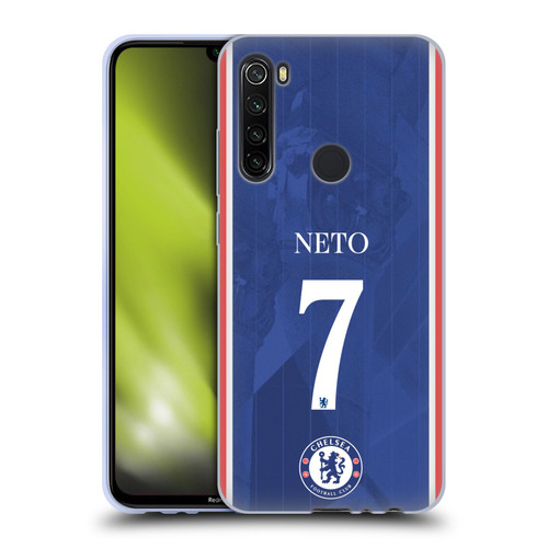 Chelsea Football Club 2025/26 Players Home Kit Pedro Neto Soft Gel Case for Xiaomi Redmi Note 8T