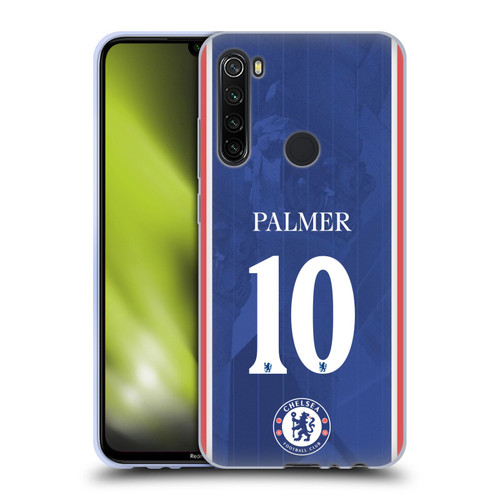 Chelsea Football Club 2025/26 Players Home Kit Cole Palmer Soft Gel Case for Xiaomi Redmi Note 8T