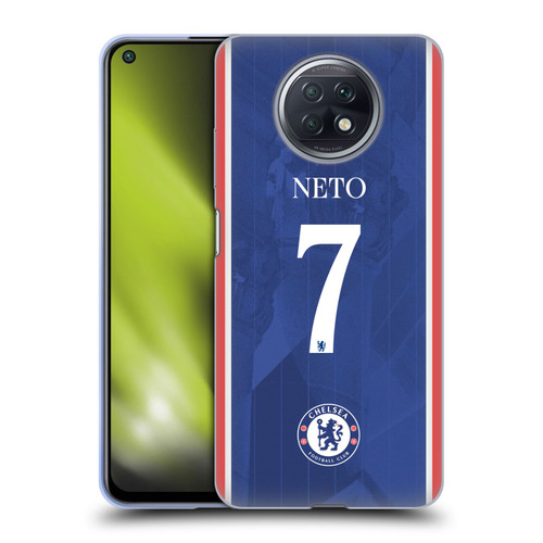 Chelsea Football Club 2025/26 Players Home Kit Pedro Neto Soft Gel Case for Xiaomi Redmi Note 9T 5G