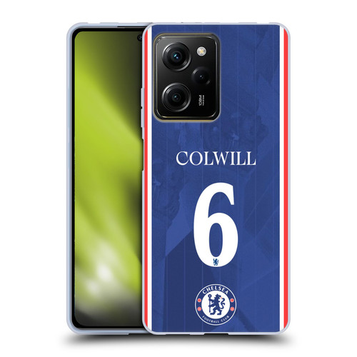 Chelsea Football Club 2025/26 Players Home Kit Levi Colwill Soft Gel Case for Xiaomi Redmi Note 12 Pro 5G
