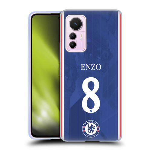 Chelsea Football Club 2025/26 Players Home Kit Enzo Fernández Soft Gel Case for Xiaomi 12 Lite