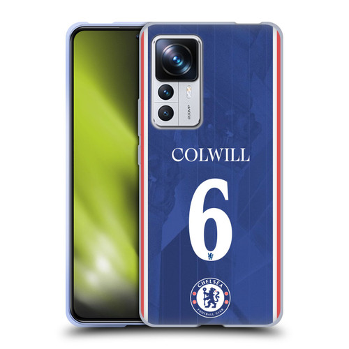 Chelsea Football Club 2025/26 Players Home Kit Levi Colwill Soft Gel Case for Xiaomi 12T Pro