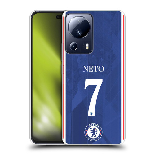 Chelsea Football Club 2025/26 Players Home Kit Pedro Neto Soft Gel Case for Xiaomi 13 Lite 5G