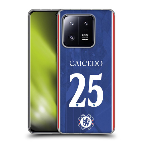 Chelsea Football Club 2025/26 Players Home Kit Moisés Caicedo Soft Gel Case for Xiaomi 13 Pro 5G