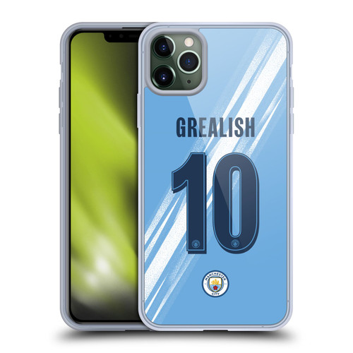 Manchester City Man City FC 2025/26 Players Home Kit Jack Grealish Soft Gel Case for Apple iPhone 11 Pro Max Manchester City Man City FC 2025/26 Players Home Kit Jack Grealish Soft Gel Case for Apple iPhone 11 Pro Max
