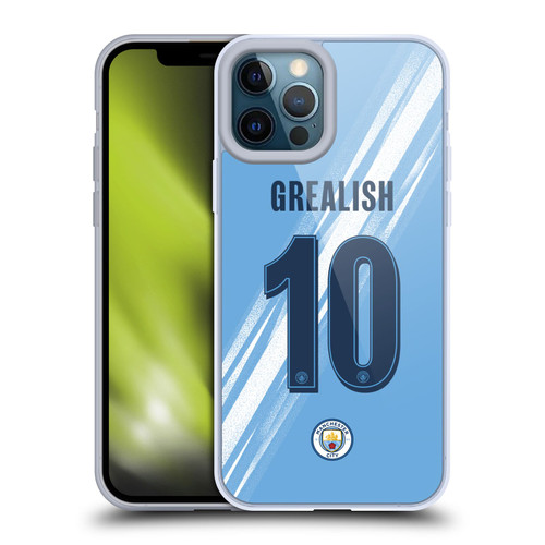 Manchester City Man City FC 2025/26 Players Home Kit Jack Grealish Soft Gel Case for Apple iPhone 12 Pro Max Manchester City Man City FC 2025/26 Players Home Kit Jack Grealish Soft Gel Case for Apple iPhone 12 Pro Max