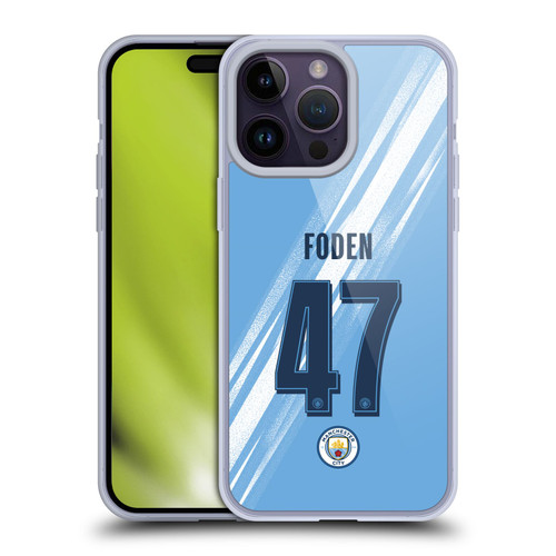 Manchester City Man City FC 2025/26 Players Home Kit Phil Foden Soft Gel Case for Apple iPhone 14 Pro Max Manchester City Man City FC 2025/26 Players Home Kit Phil Foden Soft Gel Case for Apple iPhone 14 Pro Max
