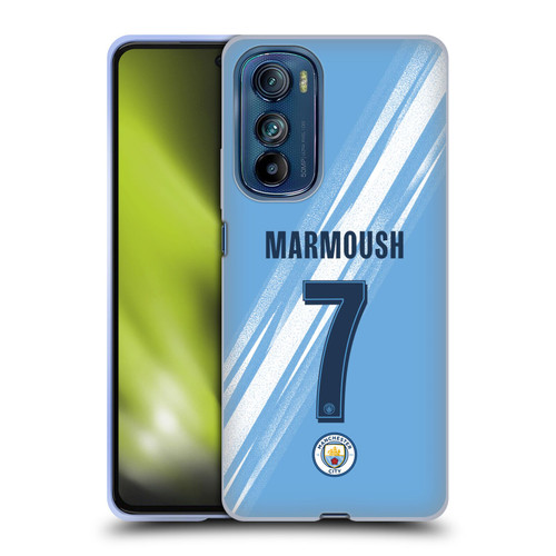 Manchester City Man City FC 2025/26 Players Home Kit Omar Marmoush Soft Gel Case for Motorola Edge 30 Manchester City Man City FC 2025/26 Players Home Kit Omar Marmoush Soft Gel Case for Motorola Edge 30
