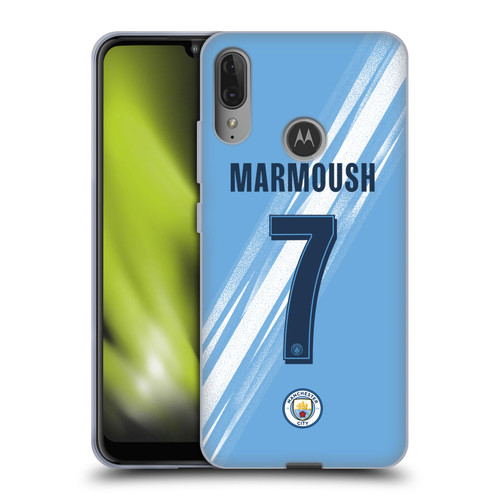 Manchester City Man City FC 2025/26 Players Home Kit Omar Marmoush Soft Gel Case for Motorola Moto E6 Plus Manchester City Man City FC 2025/26 Players Home Kit Omar Marmoush Soft Gel Case for Motorola Moto E6 Plus