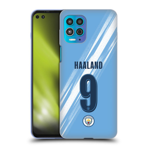 Manchester City Man City FC 2025/26 Players Home Kit Erling Haaland Soft Gel Case for Motorola Moto G100